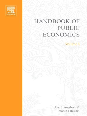 cover image of Handbook of Public Economics